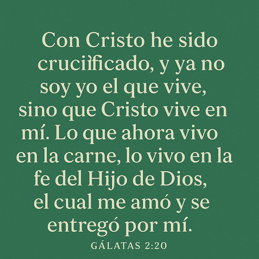 En este momento estás viendo [Bosquejo] Gálatas 2, 20