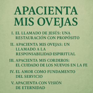 Lee más sobre el artículo [Bosquejo] Apacienta mis Ovejas