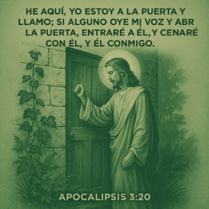 Lee más sobre el artículo [Bosquejo] Apocalipsis 3 20