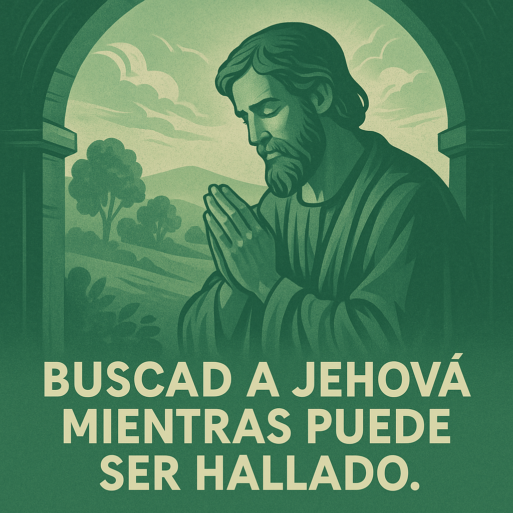 En este momento estás viendo [Bosquejo] Buscad a Jehová Mientras Pueda ser Hallado