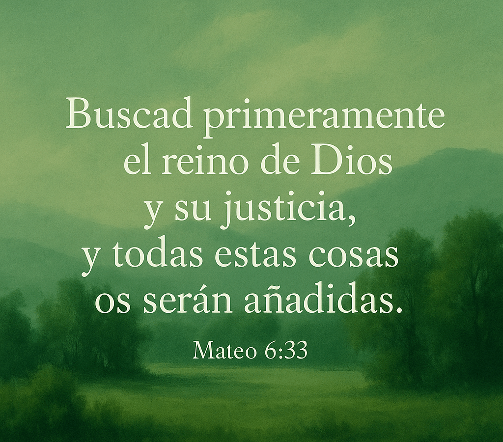 [Bosquejo] Buscad Primeramente el Reino de Dios