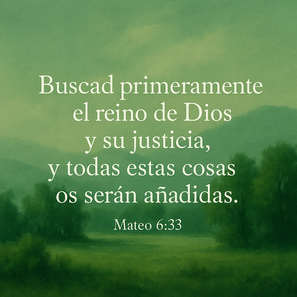 En este momento estás viendo [Bosquejo] Buscad Primeramente el Reino de Dios