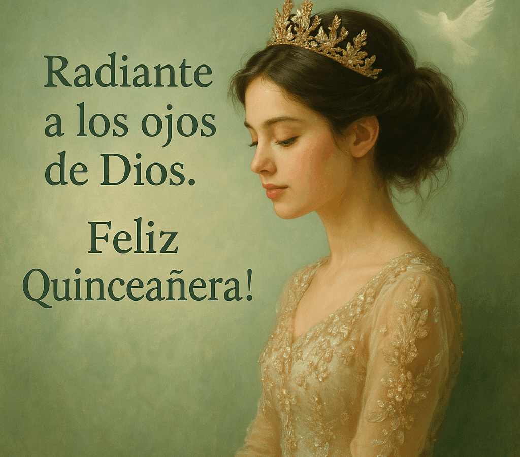 [Mensaje Cristiano] para Quinceañera