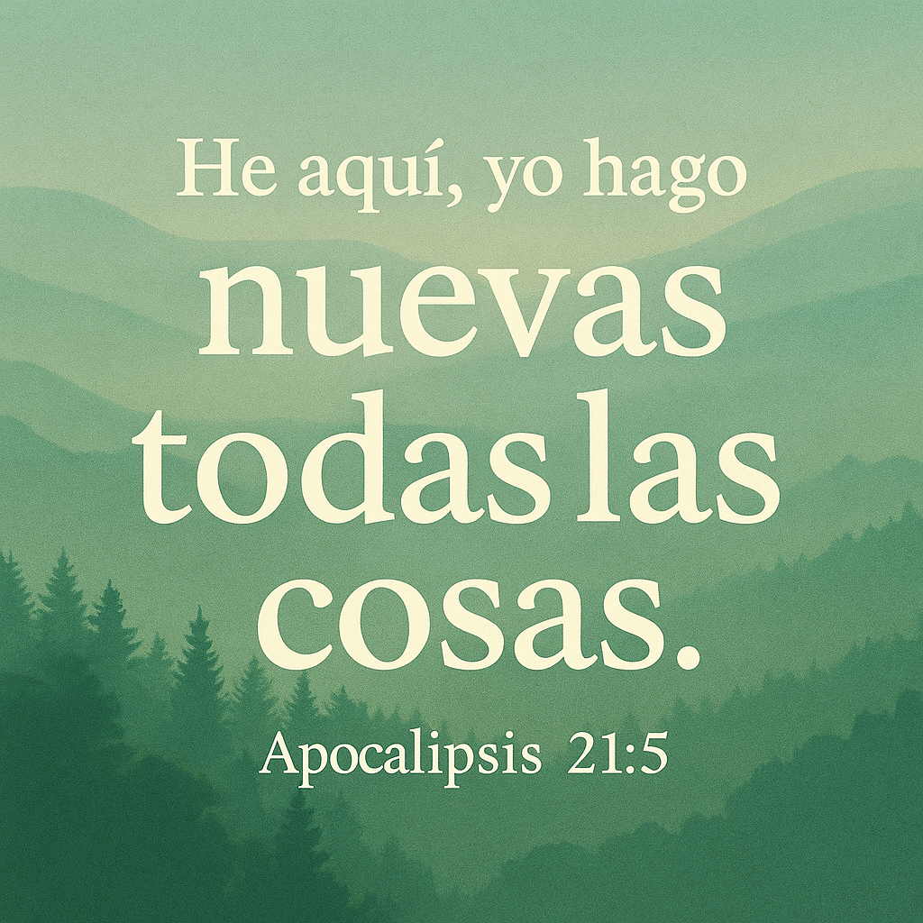 [Mensaje Cristiano] de año nuevo.