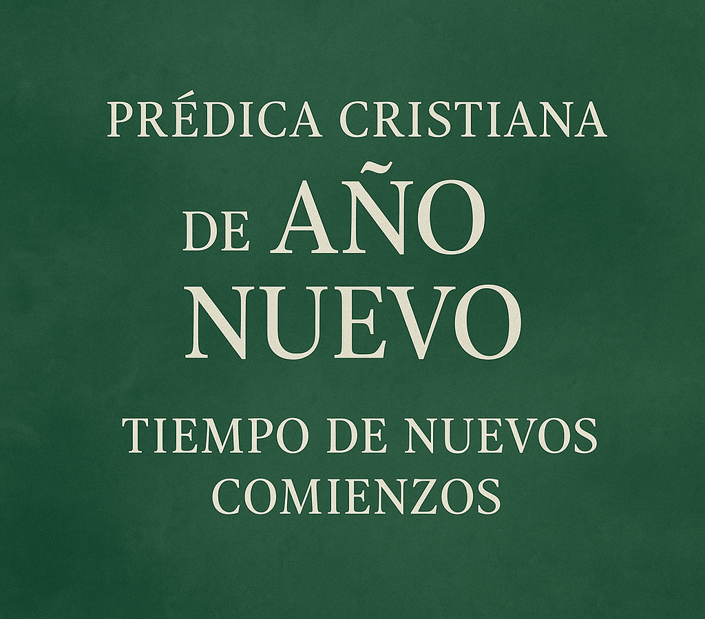 [Prédica Cristiana] de Año Nuevo